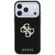 Guess Smooth & Big Strass Logo dėklas iPhone 18 Pro Max / 17 Pro Max, juodas
