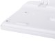 Wireless keyboard with numeric keypad and mouse, USB, white