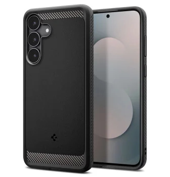 Spigen Rugged Armor Case for Samsung Galaxy S25 FE - Matte Black