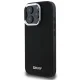 DKNY Plain Silver Logo MagSafe dėklas, skirtas iPhone 16 Pro Max, juodas