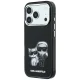 Karl Lagerfeld Smooth Karl & Choupette MagSafe dėklas telefonui iPhone 18 Pro Max / 17 Pro Max, juodas