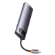 Baseus StarJoy Series 6in1 USB-C šakotuvas (3x USB 3.0, HDMI, PD, RJ45)