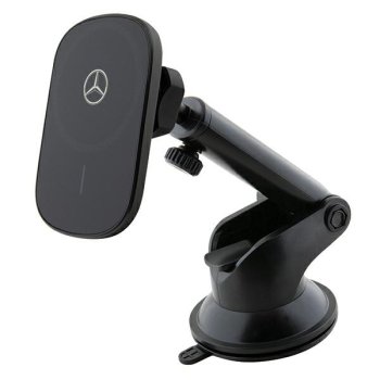 Mercedes Silver Stars MagSafe belaidis įkroviklis ir automobilinis laikiklis, juodas