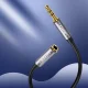Ugreen AV118 3.5 mm garso ilginimo laidas (M/F), 1 m, sidabrinis