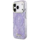Guess IML Shell Script Metal MagSafe dėklas iPhone 17 Pro Max, violetinis