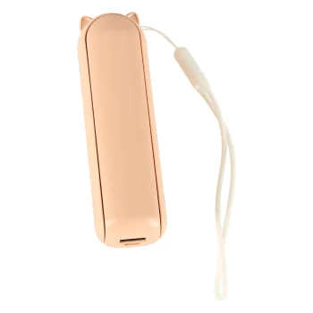 Portable Mini USB Fan with Power Bank Function, Pink