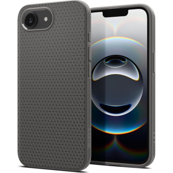 Spigen Liquid Air dėklas, skirtas iPhone 16e / 17e, pilkas
