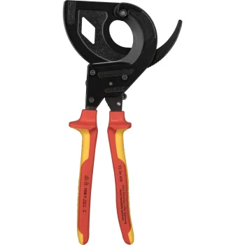 Kabelių kirptuvas KNIPEX 95 36 320 su reketiniu mechanizmu, Ø 60 mm / 600 mm²