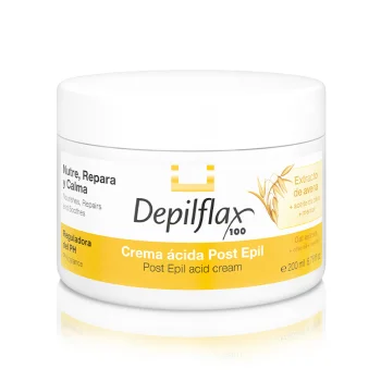 Kremas po depiliacijos Depilflax 100 su glikolio rūgštimi, 200 ml