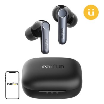 Belaidės ausinės EarFun Air Pro 4 TW600B, juodos