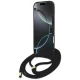 Guess 4G Big Logo Cord dėklas su virvele iPhone 17 Pro Max, rudas