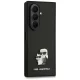Karl Lagerfeld Saffiano Karl & Choupette dėklas Samsung Galaxy Z Fold7, juodas