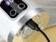 Nešiojamas belaidis kokteilinis trintuvas, USB-C, 500 ml, 25 W, baltas