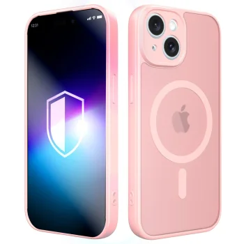 3mk Misty MagCase for iPhone 15, Pink