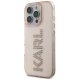 Karl Lagerfeld iPhone 16 Pro Max Case IML Rhinestones Logo, Pink