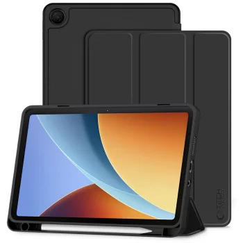 Planšetinio kompiuterio dėklas Tech-Protect SmartCase Pen, Xiaomi Redmi Pad 2 9.7", juodas
