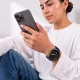 Tech-Protect Nylon Clasp dirželis Samsung Galaxy Watch Ultra 47mm, tamsiai mėlynas