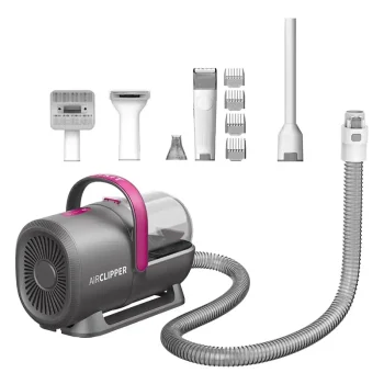 Gyvūnų kirpimo ir priežiūros rinkinys Petkit AirClipper su siurbliu