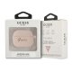Guess Silicone Heart Charm dėklas Apple AirPods 3, Rožinis (GUA3LSCHSP)