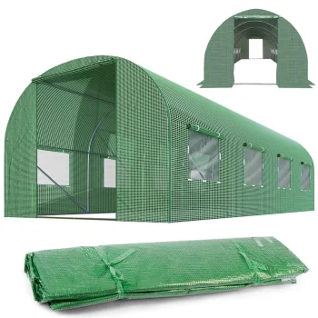 Plonos šiltnamio plėvelė 2.5x4 m (10 m²), žalia