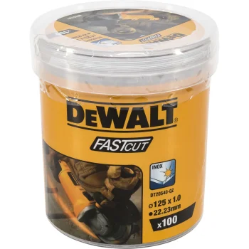 Pjovimo diskai metalui DeWalt DT20540-QZ 125 x 1.0 mm, 100 vnt.