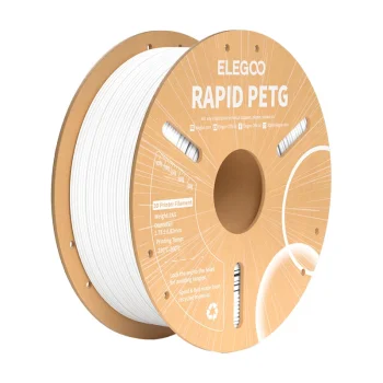 ELEGOO Rapid PETG 3D spausdintuvo plastikas 1 kg, baltas