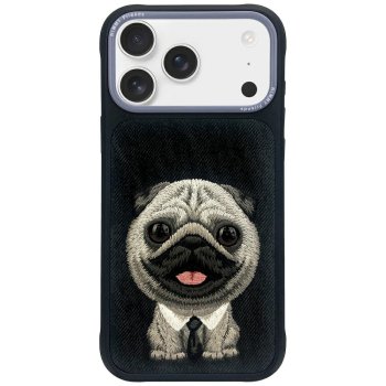 Nimmy Big Eyed Pet 2.0 Dog dėklas iPhone 17 Pro, juodas