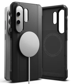 Dėklas Ringke Onyx Alfa MagSafe telefonui Samsung Galaxy S26 Ultra, juodas