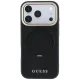 Guess Ring Stand 360 MagSafe dėklas iPhone 18 Pro Max / 17 Pro Max, juodas