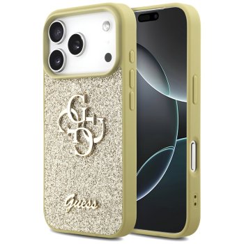 Apsauginis dėklas Guess, skirtas iPhone 17 Pro, Gold (auksinis)