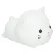 Silicone Kids Night Light, Sleeping Kitten, USB, White