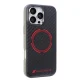 Audi Carbon Fiber Sport Red Circle MagSafe dėklas iPhone 16 Pro Max, juodas