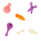 Pet SPA and Beauty Salon Playset with Washable Markers, 26 Pieces