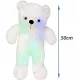 Pliušinis meškiukas su RGB apšvietimu, 50 cm