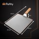 Ruhhy 00021746 Pizza Peel with Silicone Mitt, Silver/Brown