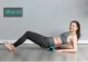 Electric Vibrating Fitness Pilates Yoga Massage Roller - 35x8 cm, Orange