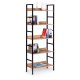 Modernhome lofto stiliaus lentyna, 5 lentynos, 160 cm, metalas/MDF