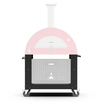Picų krosnies stovas Alfa Forni Moderno 3 Pizze / Classico 4 Pizze, Black / Silver