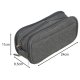 Maaleo Triple Compartment Pencil Case, Grey