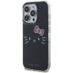 Hello Kitty iPhone 15 Pro dėklas IML Kitty Face, juodas