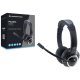 Conceptronic POLONA01B USB laidinės ausinės su mikrofonu, juodos