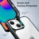ESR Air Armor dėklas iPhone 14 Plus, skaidrus juodas