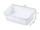 Produce Saver Fridge Organizer with Colander Basket, Clear