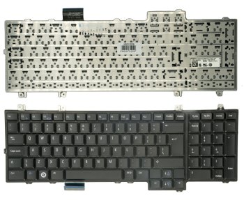 Dell Studio 1735 / 1736 / 1737 nešiojamojo kompiuterio klaviatūra, juoda