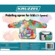 Kruzzel neperšlampama vaikiška prijuostė 1–3 m. vaikams, įvairiaspalvė