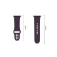 Tech-Protect Silicone dirželis Apple Watch 40 / 41 / 42 mm, tamsi vyšnia