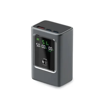 Sbs TTBB10000LCDPD35 išorinė baterija, 10000 mAh, PD 35W, su LCD ekranu, pilka