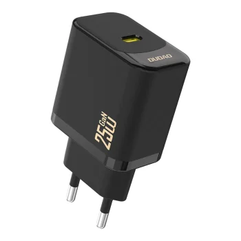 Dudao A27 25W GaN USB-C įkroviklis, juodas