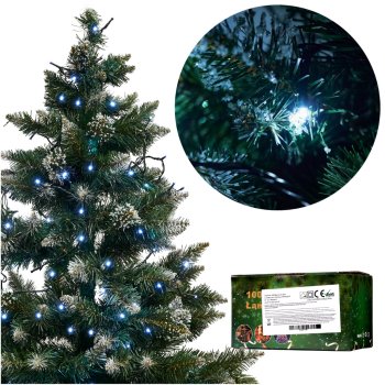 LED String Lights 10m 100 LED, Cold White, 8 Modes