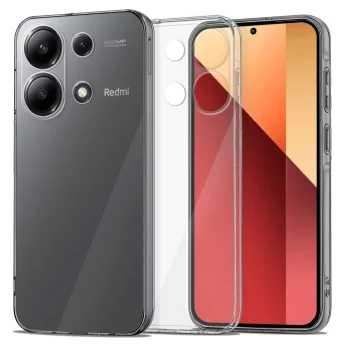 Apsauginis dėklas Tech-Protect FlexAir+ Xiaomi Redmi Note 13 Pro 4G, skaidrus
